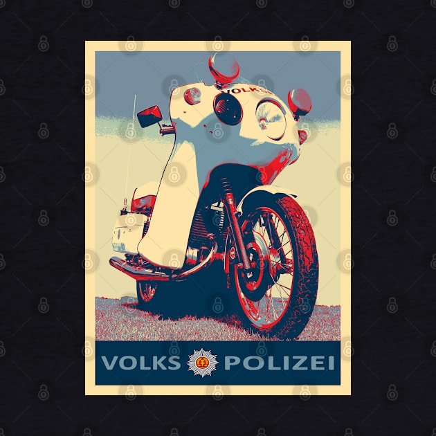 GDR Police motorcycle - ETZ 250 by hottehue